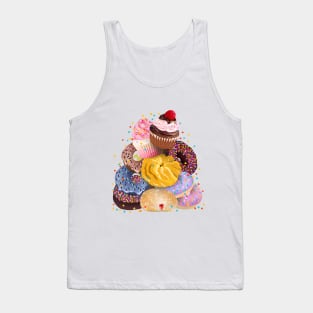 Cupcakes and Donuts Tank Top